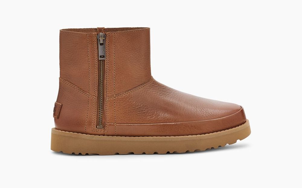 Ugg Mini Boots Canada - Ugg Women's Deconstructed Mini Zip Brown